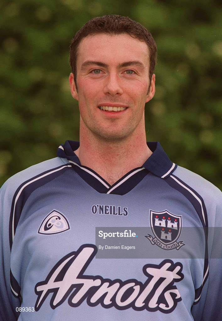 23 May 2002; Ray Cosgrove during a Dublin Football squad portraits session. Photo by Damien Eagers/Sportsfile