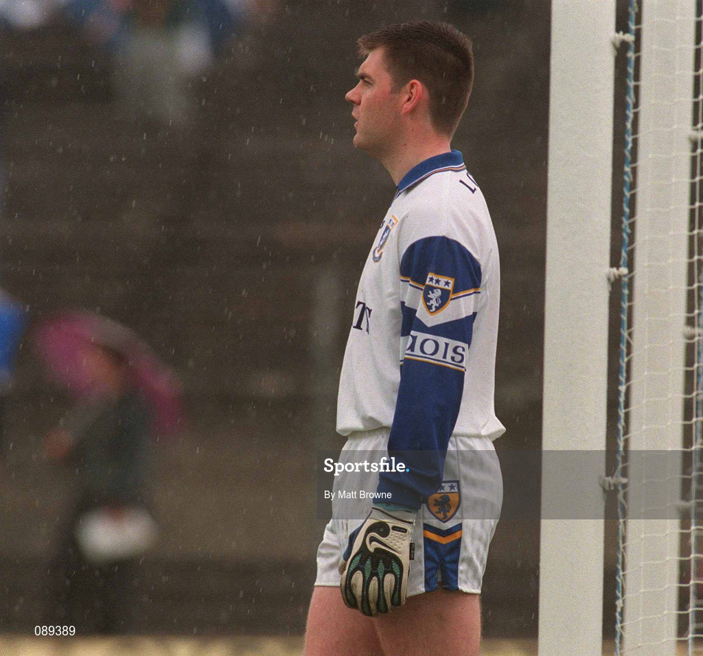 26 May 2002; Laois goalkeeper Fergal Byron during the Bank of Ireland Leinster Senior Football Championship Quarter-Final match between Offaly and Laois at O'Connor Park in Tullamore, Offaly. Photo by Matt Browne/Sportsfile