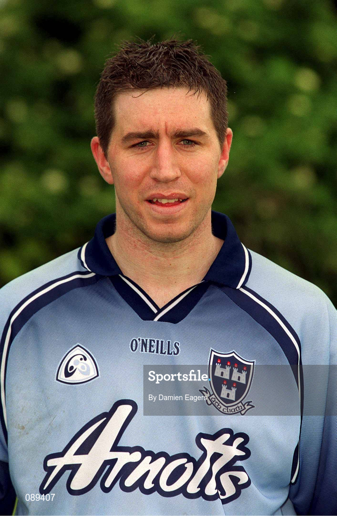 23 May 2002; Jonathan Magee during a Dublin Football squad portraits session. Photo by Damien Eagers/Sportsfile