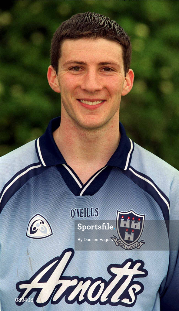 23 May 2002; Colin Moran during a Dublin Football squad portraits session. Photo by Damien Eagers/Sportsfile