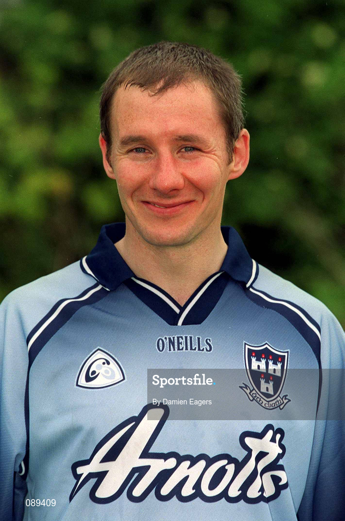 23 May 2002; Jim Gavin during a Dublin Football squad portraits session. Photo by Damien Eagers/Sportsfile