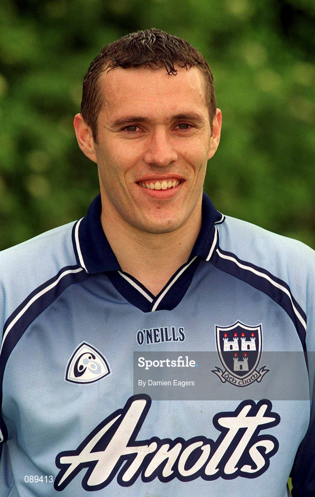 23 May 2002; Ciaran Whelan during a Dublin Football squad portraits session. Photo by Damien Eagers/Sportsfile