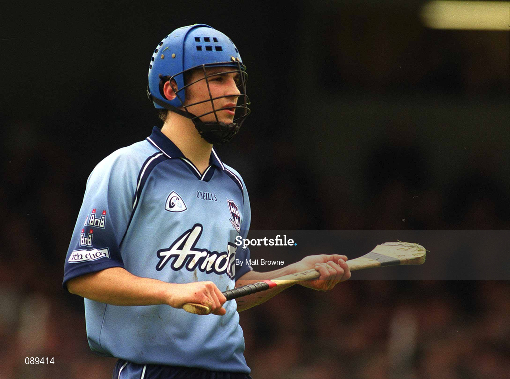 26 May 2002; Stephen Hiney of Dublin during the Guinness Leinster Senior Hurling Championship Quarter-Final match between Dublin and Meath at O'Connor Park in Tullamore, Offaly. Photo by Matt Browne/Sportsfile