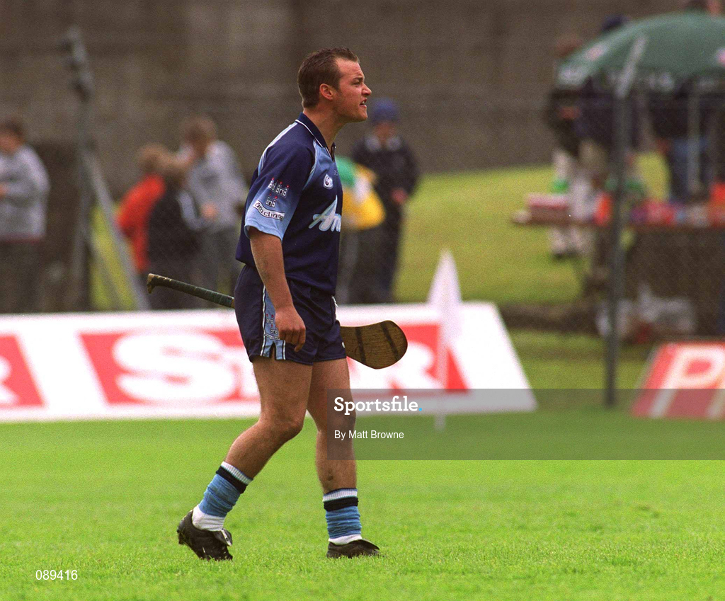 26 May 2002; Brendan McLoughlin of Dublin during the Guinness Leinster Senior Hurling Championship Quarter-Final match between Dublin and Meath at O'Connor Park in Tullamore, Offaly. Photo by Matt Browne/Sportsfile