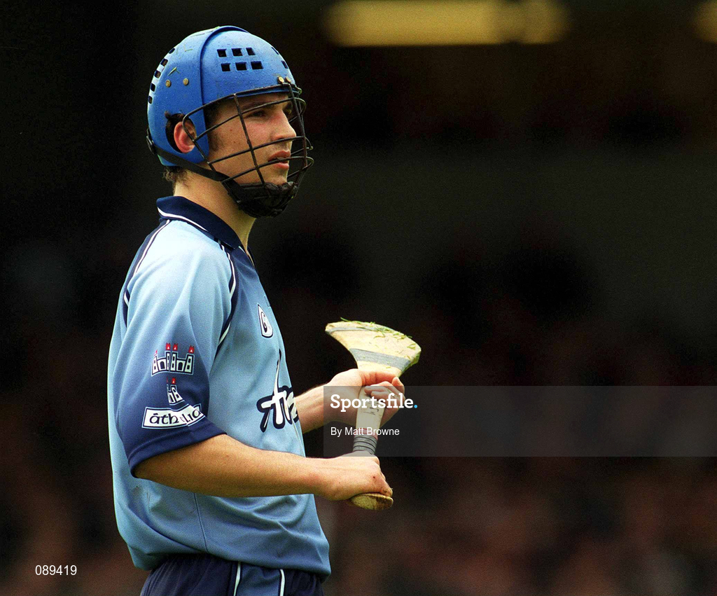 26 May 2002; Stephen Hiney of Dublin during the Guinness Leinster Senior Hurling Championship Quarter-Final match between Dublin and Meath at O'Connor Park in Tullamore, Offaly. Photo by Matt Browne/Sportsfile