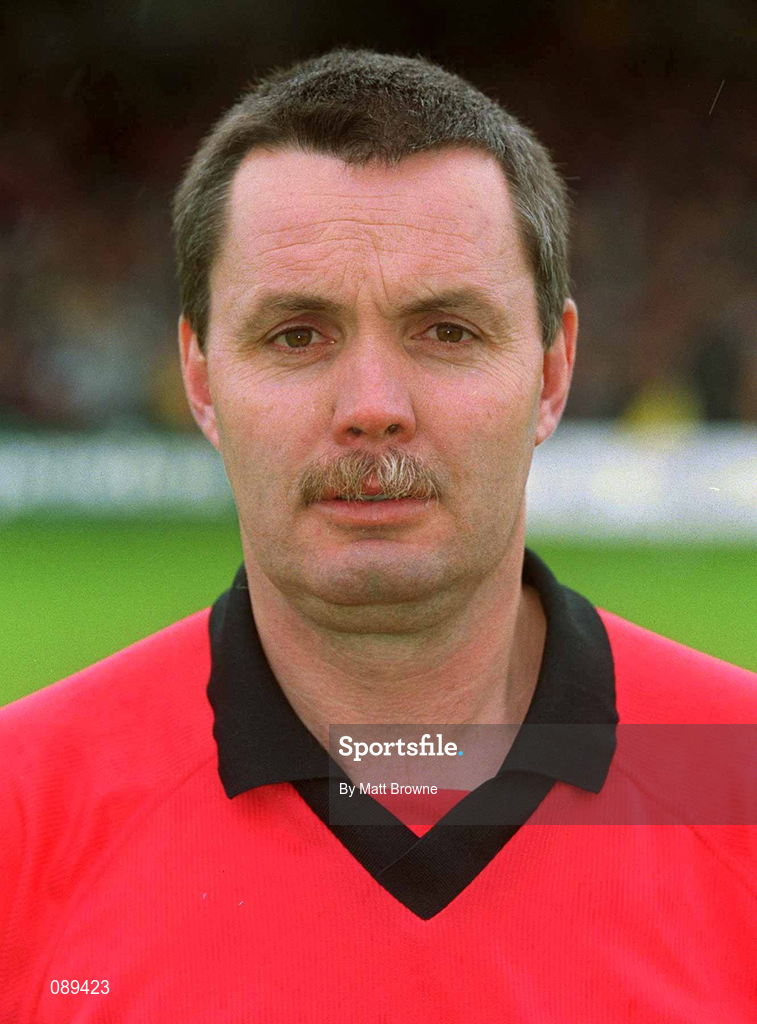 26 May 2002; Linesman John Kearney during the Bank of Ireland Leinster Senior Football Championship Quarter-Final match between Offaly and Laois at O'Connor Park in Tullamore, Offaly. Photo by Matt Browne/Sportsfile