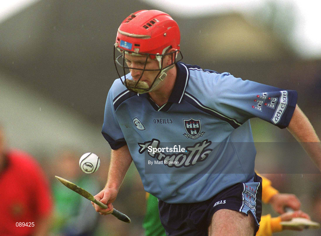 26 May 2002; Darragh Spain of Dublin during the Guinness Leinster Senior Hurling Championship Quarter-Final match between Dublin and Meath at O'Connor Park in Tullamore, Offaly. Photo by Matt Browne/Sportsfile