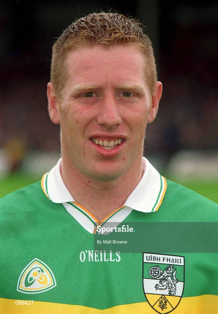 26 May 2002; Neville Coughlan of Offaly during the Bank of Ireland Leinster Senior Football Championship Quarter-Final match between Offaly and Laois at O'Connor Park in Tullamore, Offaly. Photo by Matt Browne/Sportsfile