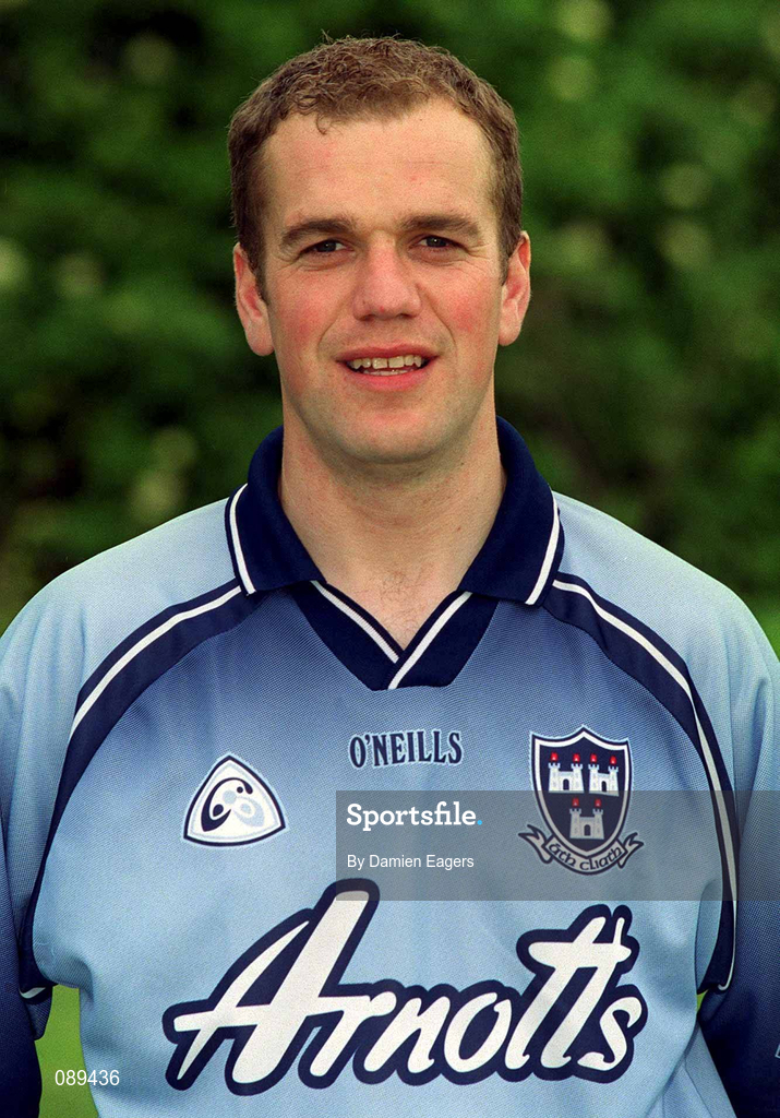 23 May 2002; Shay Keogh during a Dublin Football squad portraits session. Photo by Damien Eagers/Sportsfile