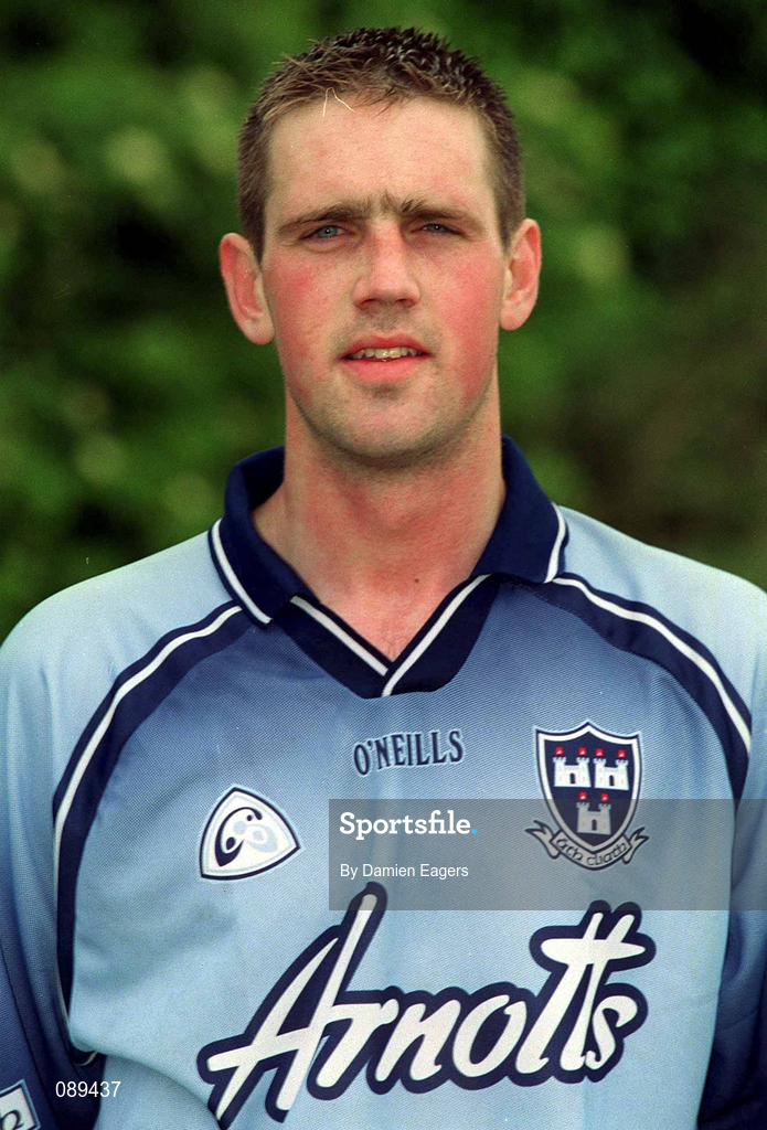 23 May 2002; Declan Cahill during a Dublin Football squad portraits session. Photo by Damien Eagers/Sportsfile