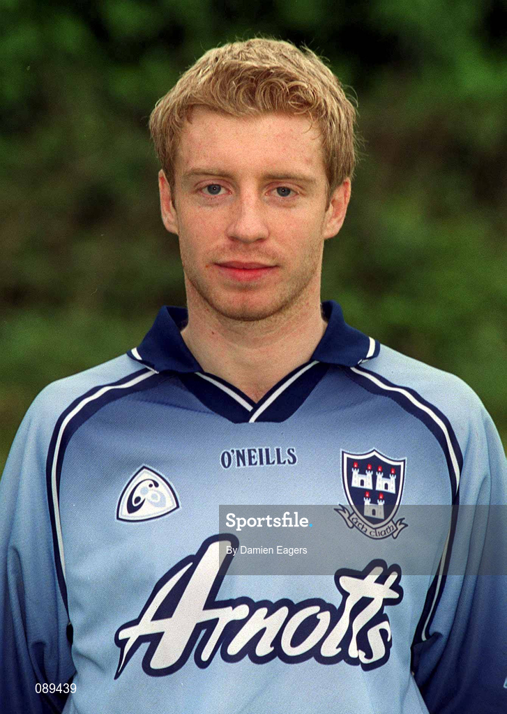 23 May 2002; Graham Norton during a Dublin Football squad portraits session. Photo by Damien Eagers/Sportsfile