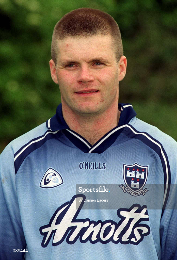 23 May 2002; Dessie Farrell during a Dublin Football squad portraits session. Photo by Damien Eagers/Sportsfile