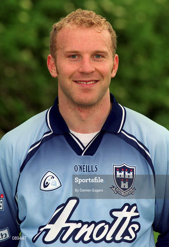 23 May 2002; Shane Ryan during a Dublin Football squad portraits session. Photo by Damien Eagers/Sportsfile