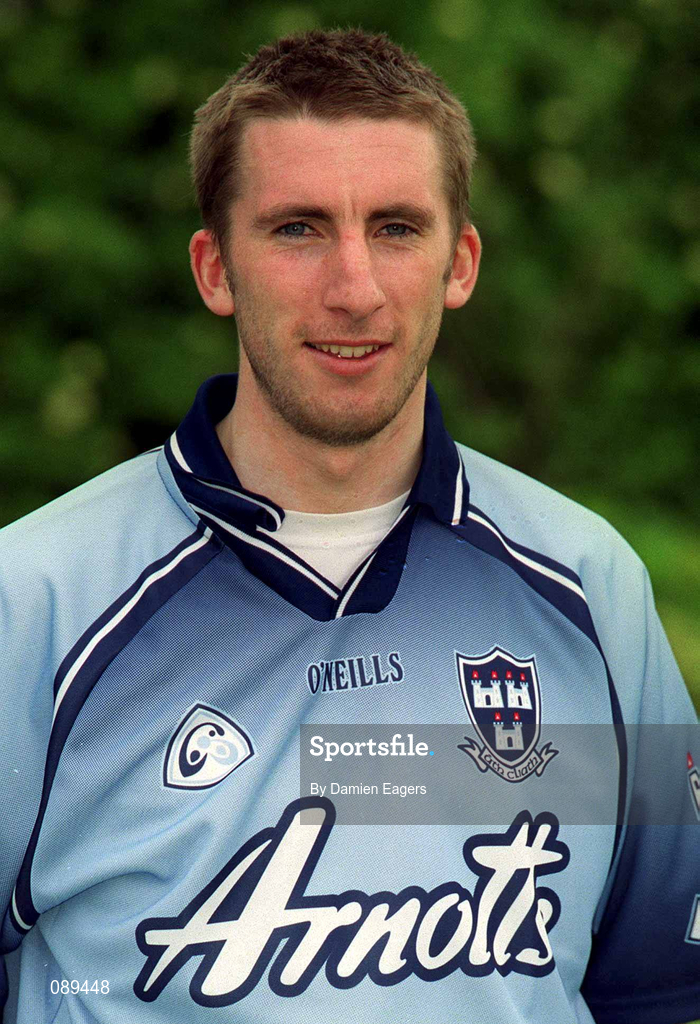23 May 2002; Eoin Bennis during a Dublin Football squad portraits session. Photo by Damien Eagers/Sportsfile
