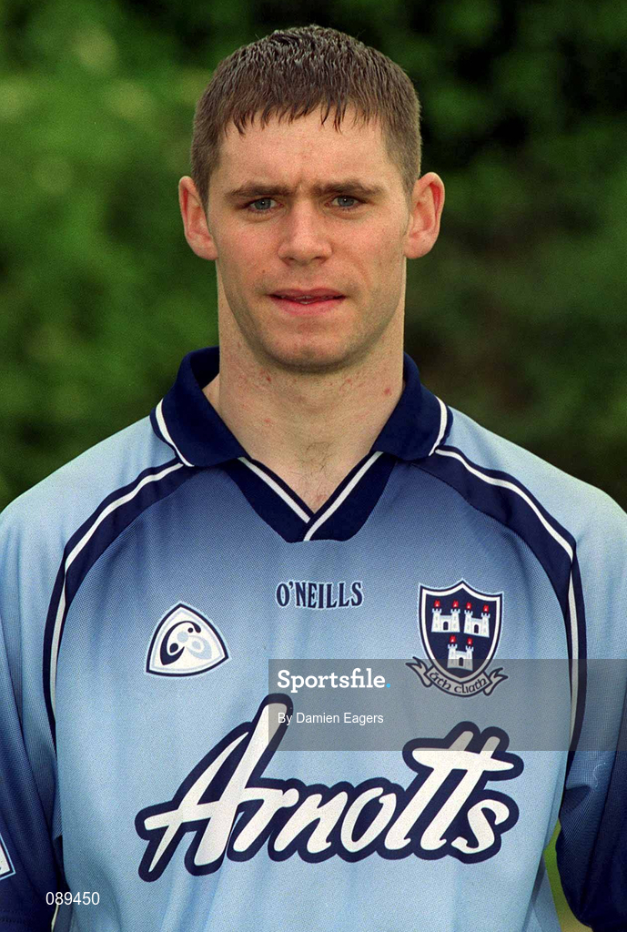 23 May 2002; Darren Magee during a Dublin Football squad portraits session. Photo by Damien Eagers/Sportsfile
