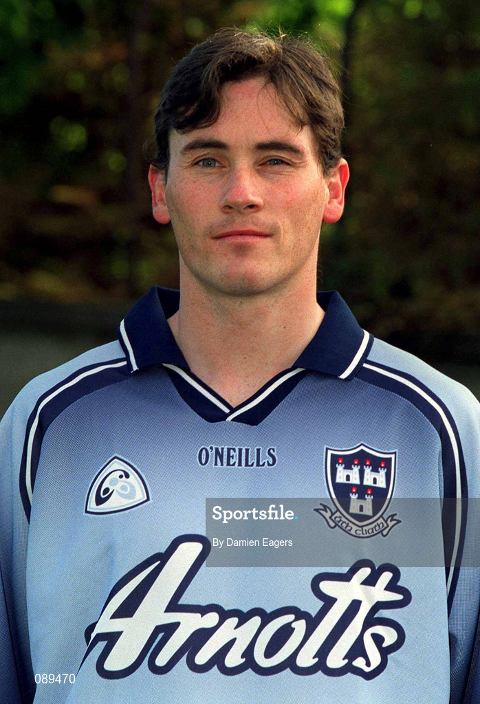 22 May 2002; Kevin Flynn during a Dublin Hurling squad portraits session. Photo by Damien Eagers/Sportsfile