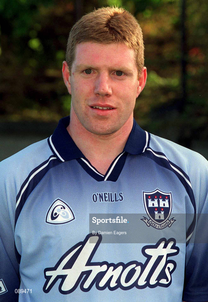 22 May 2002; Alan Ryan during a Dublin Hurling squad portraits session. Photo by Damien Eagers/Sportsfile