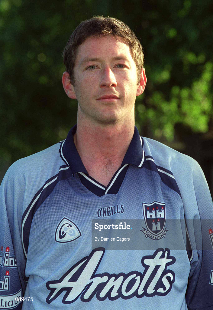 22 May 2002; Liam Ryan during a Dublin Hurling squad portraits session. Photo by Damien Eagers/Sportsfile