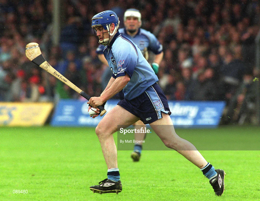 26 May 2002; Kevin Flynn of Dublin during the Guinness Leinster Senior Hurling Championship Quarter-Final match between Dublin and Meath at O'Connor Park in Tullamore, Offaly. Photo by Matt Browne/Sportsfile
