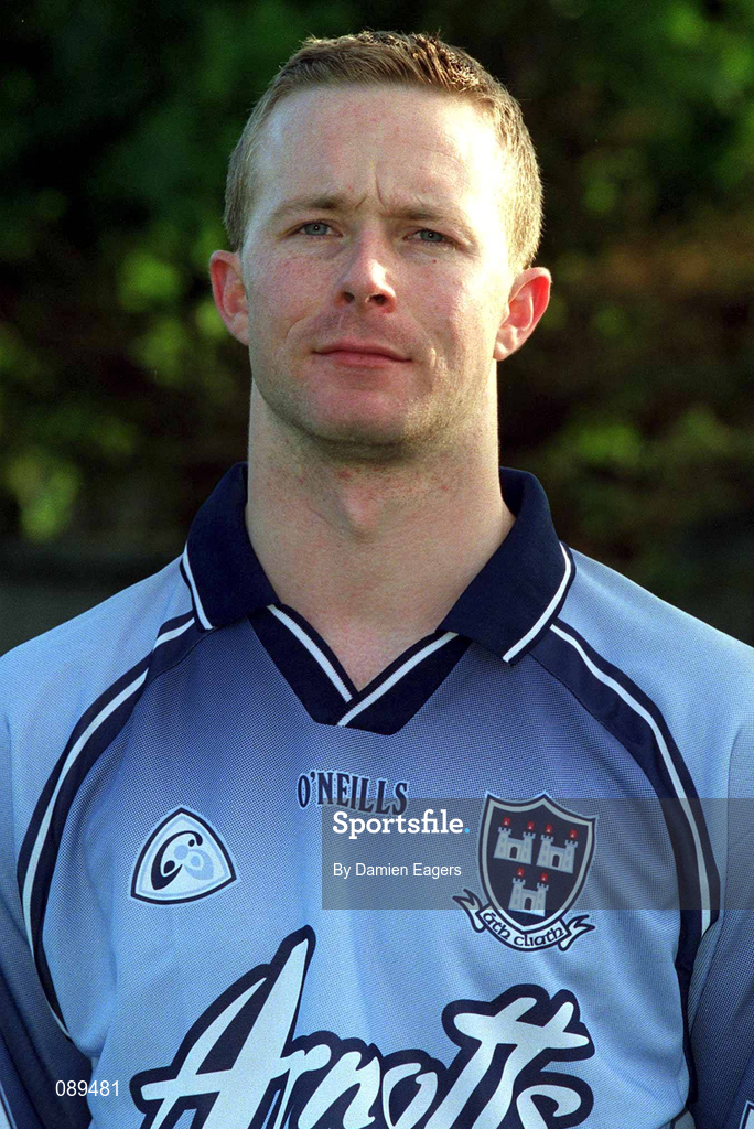 22 May 2002; Shane Martin during a Dublin Hurling squad portraits session. Photo by Damien Eagers/Sportsfile