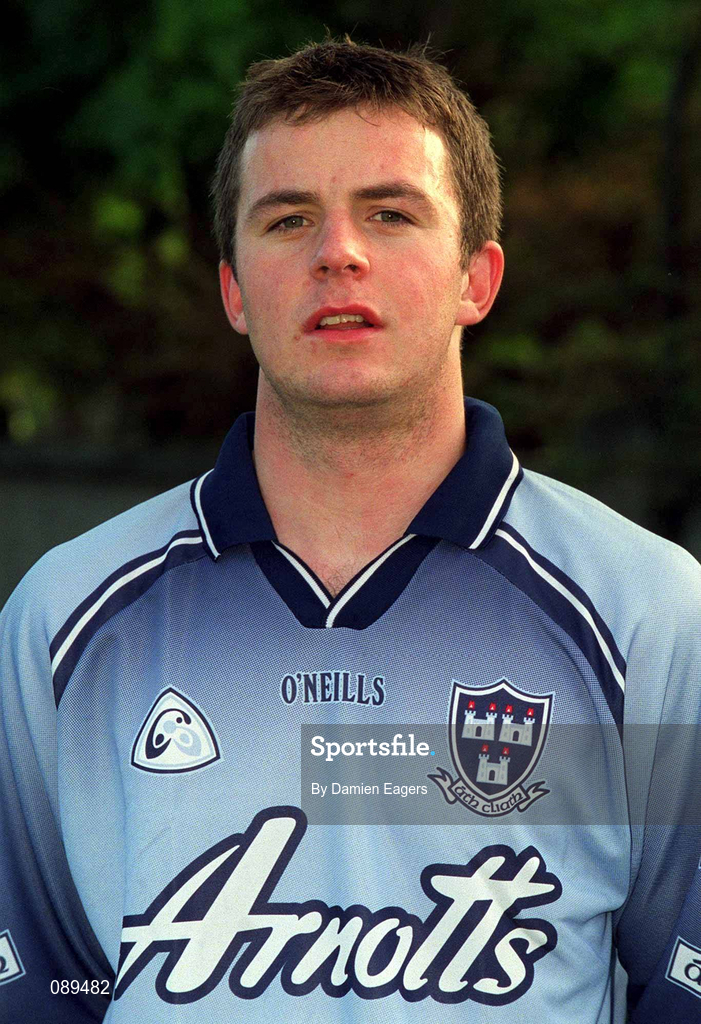 22 May 2002; John Cullen during a Dublin Hurling squad portraits session. Photo by Damien Eagers/Sportsfile
