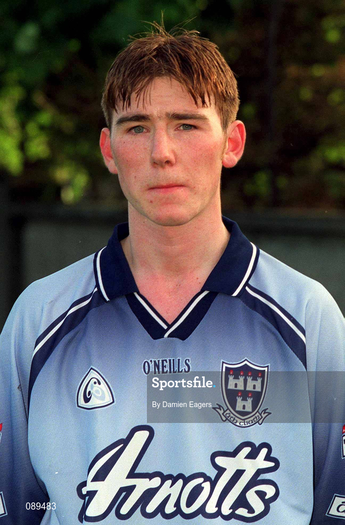 22 May 2002; Philip Brennan during a Dublin Hurling squad portraits session. Photo by Damien Eagers/Sportsfile