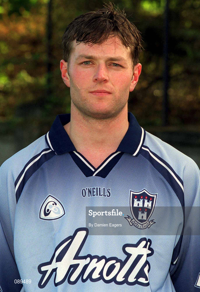 22 May 2002; Tomas McGrane during a Dublin Hurling squad portraits session. Photo by Damien Eagers/Sportsfile