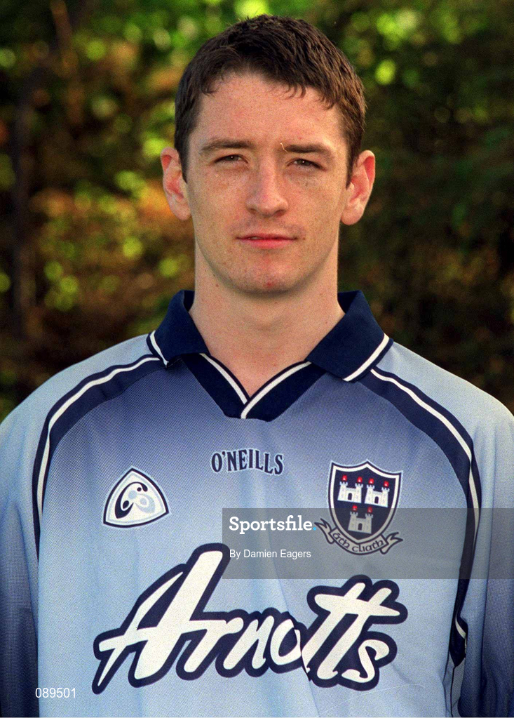 22 May 2002; Kevin Ryan during a Dublin Hurling squad portraits session. Photo by Damien Eagers/Sportsfile