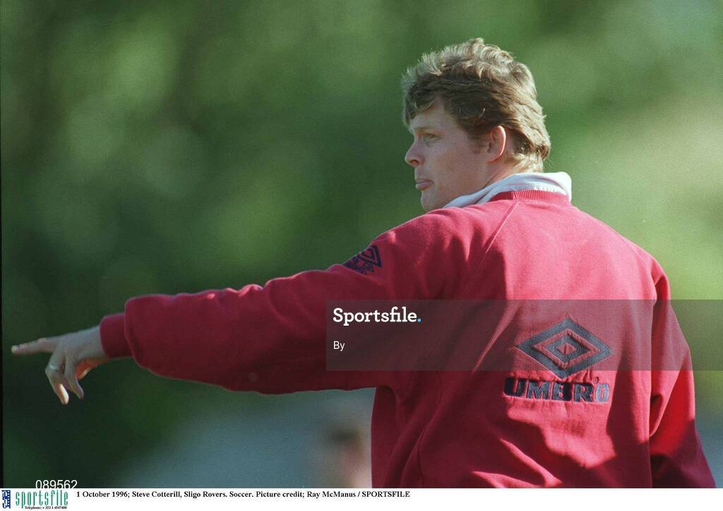 1 October 1996; Steve Cotterill, Sligo Rovers. Soccer. Picture credit; Ray McManus / SPORTSFILE