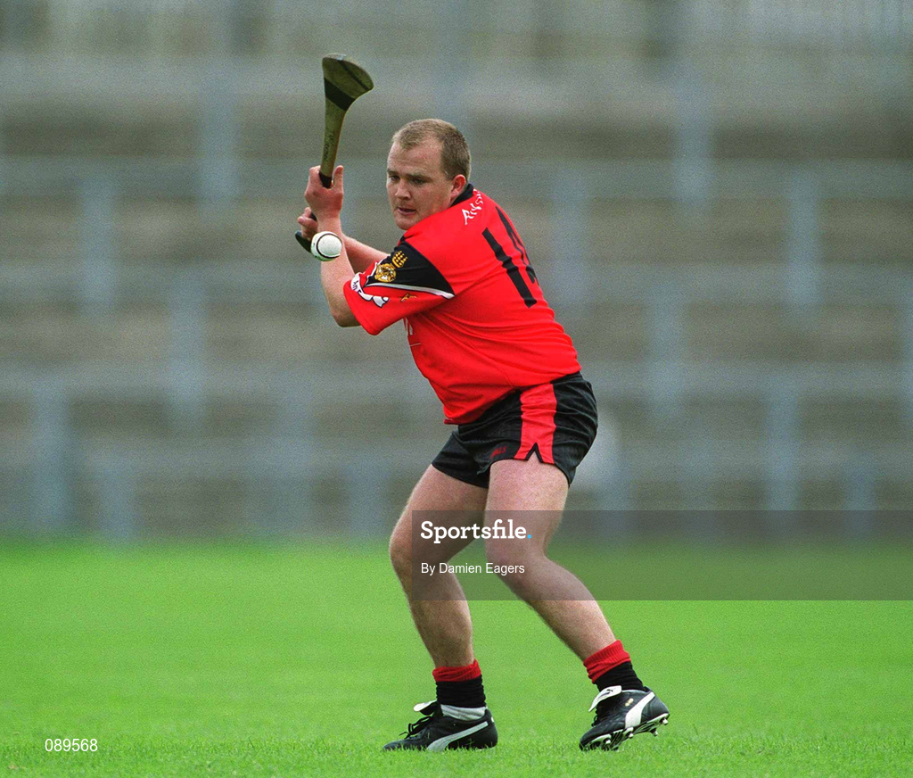 25 May 2002; Johnny McGrattan of Down during the Guinness Ulster Senior Hurling Championship Semi-Final match between Down and Derry at Casement Park in Belfast. Photo by Damien Eagers/Sportsfile
