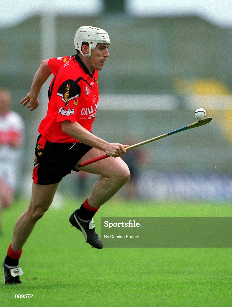 25 May 2002; Johnny McGrattan of Down during the Guinness Ulster Senior Hurling Championship Semi-Final match between Down and Derry at Casement Park in Belfast. Photo by Damien Eagers/Sportsfile