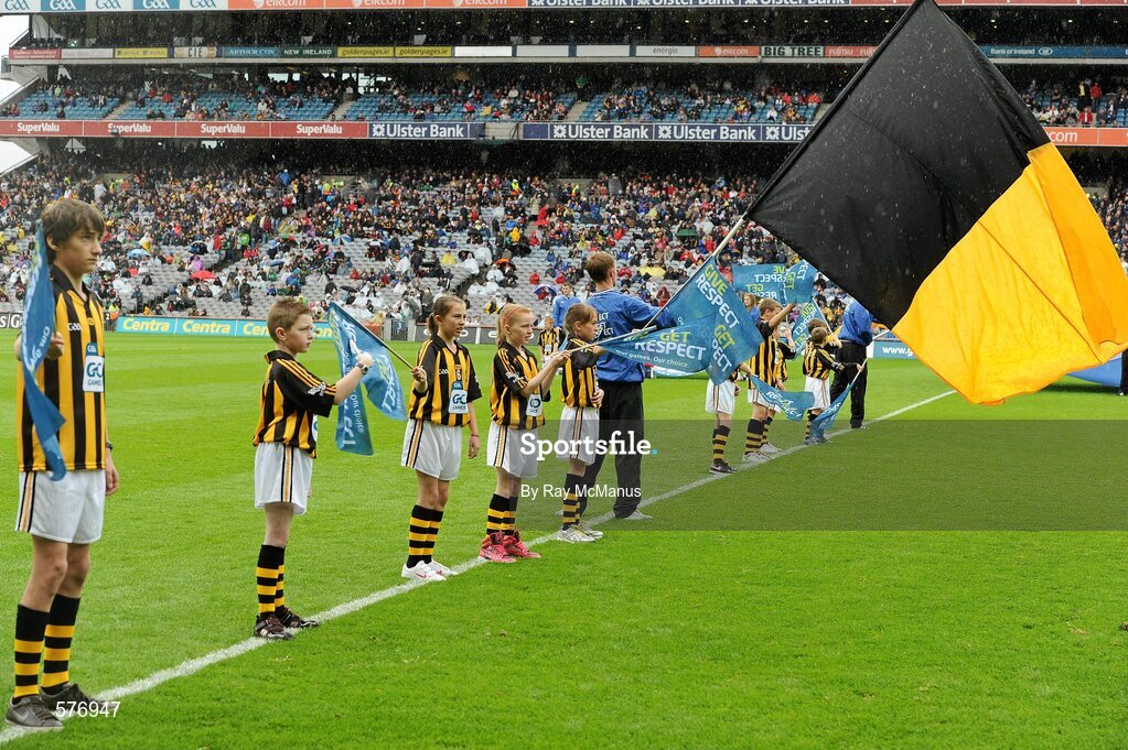 4 September 2011; The guard of honour before the game. GAA Hurling All-Ireland Senior Championship Final, Kilkenny v Tipperary, Croke Park, Dublin. Picture credit: Ray McManus / SPORTSFILE