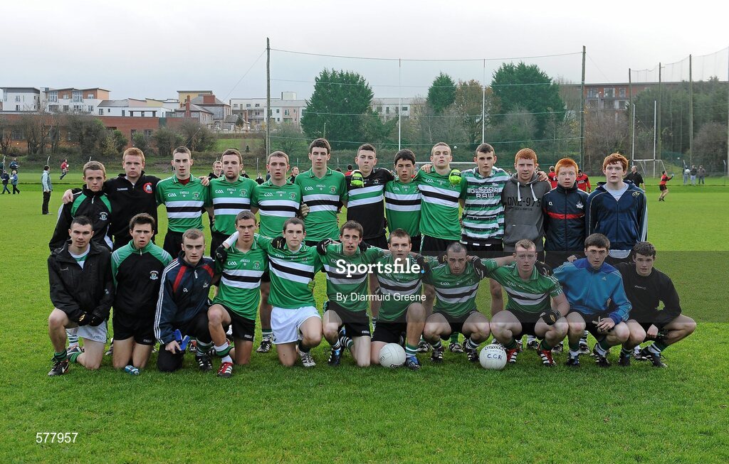 23 November 2011; The Colaiste Chríost Rí squad. Corn Ui Mhuiri Senior 'A' Football Championship, Colaiste an Spioraid Naoimh v Colaiste Chríost Rí, Ballincollig GAA Club, Co. Cork. Picture credit: Diarmuid Greene / SPORTSFILE
