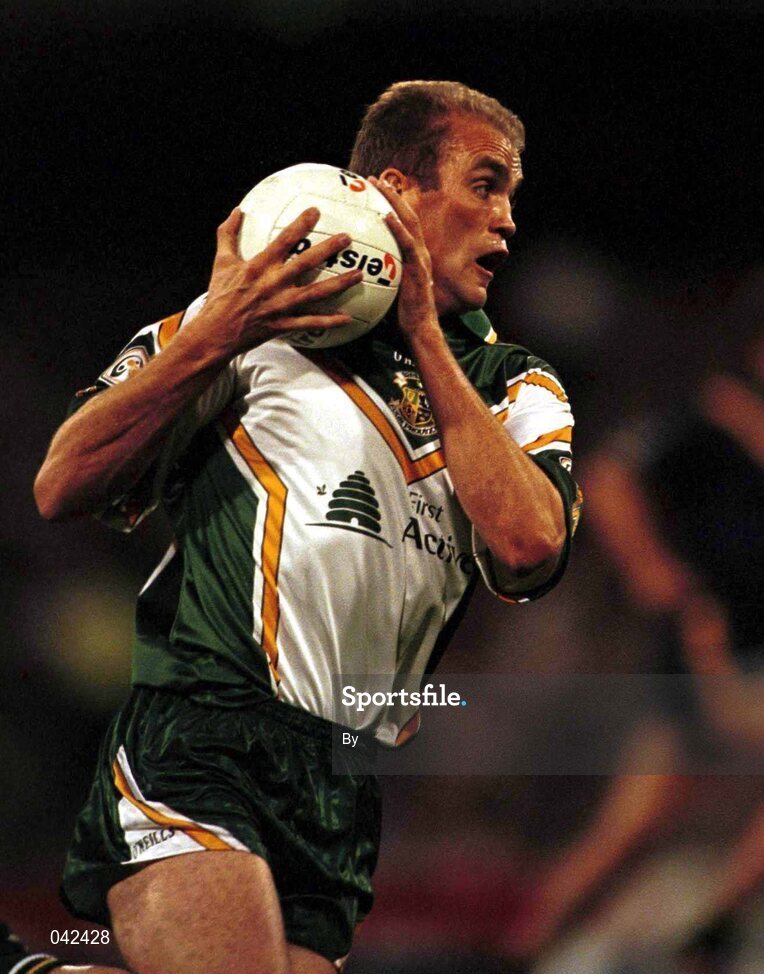 October 1999; John McDermott, Ireland, international Rules. Picture credit; Ray McManus/SPORTSFILE