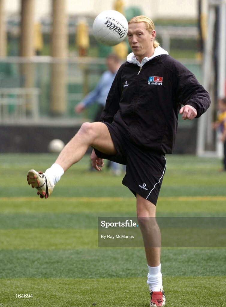 21 January 2005; Ciaran McDonald, Mayo, during training in advance of the 2004 Vodafone All-Stars Exhibition Game, 2003 Vodafone All-Stars v 2004 Vodafone All-Stars, Hong Kong Football Club, Hong Kong. Picture credit; Ray McManus / SPORTSFILE