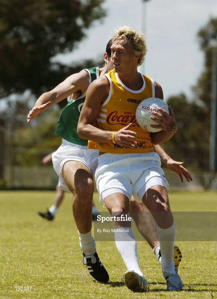 18 October 2005; Ciaran McDonald, Mayo, during a training session, at the Mandurah Football and Sports Club, in advance of the Fosters International Rules game between Australia and Ireland. Mandurah Football and Sports Club, Rushton Park, Mandurah, Perth, Western Australia. Picture credit; Ray McManus / SPORTSFILE