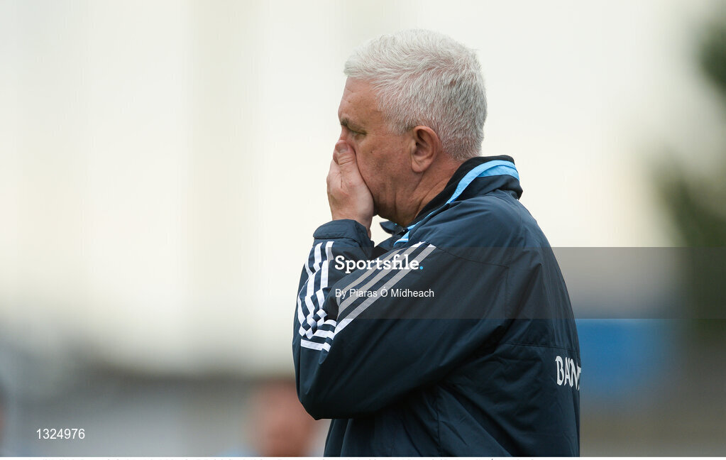 28 May 2017; Dublin manager Ger Cunningham during the Leinster GAA Hurling Senior Championship Quarter-Final match between Galway and Dublin at O'Connor Park, in Tullamore, Co. Offaly.  Photo by Piaras Ó Mídheach/Sportsfile