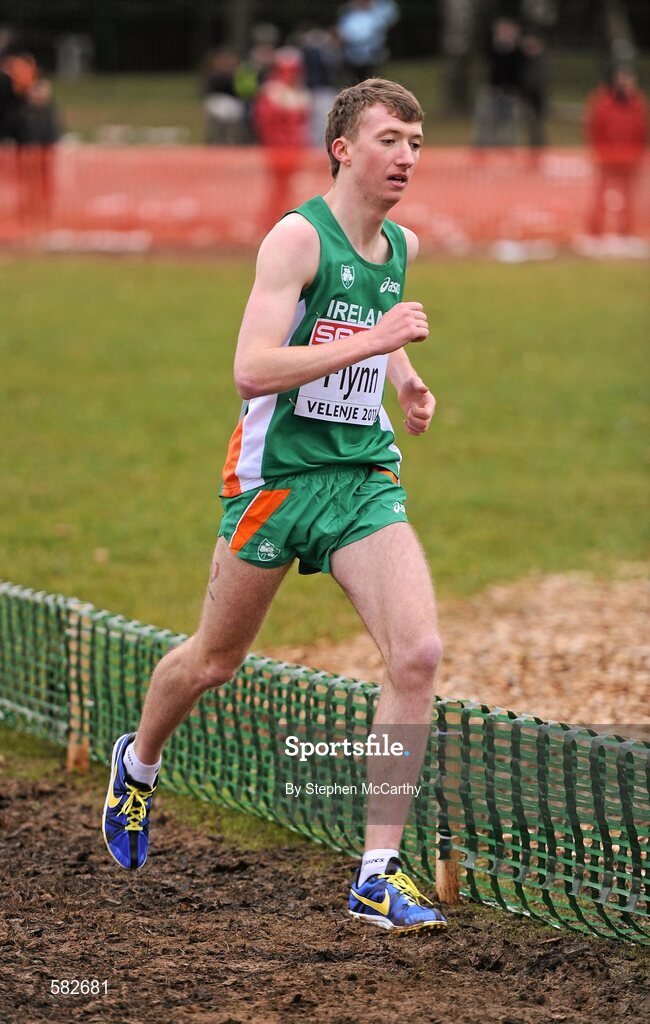 11 December 2011; David Flynn, Ireland, in action during the U23 Men's event at the 18th SPAR European Cross Country Championships 2011. Velenje, Slovenia. Picture credit: Stephen McCarthy / SPORTSFILE