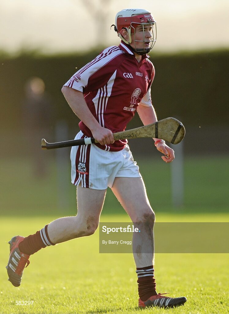 1 December 2011; Conor Doughan, St. Brendan’s Birr. Leinster Colleges Senior Hurling “A” League Semi Final, St. Brendan’s Birr, Offaly, v Castlecomer CS, Kilkenny, Park Ratheniska GAA Grounds, Ratheniska, Co. Laois. Picture credit: Barry Cregg / SPORTSFILE