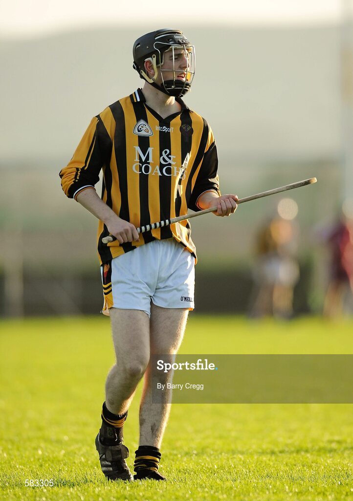 1 December 2011; Sean McDermott, Castlecomer CS. Leinster Colleges Senior Hurling “A” League Semi Final, St. Brendan’s Birr, Offaly, v Castlecomer CS, Kilkenny, Park Ratheniska GAA Grounds, Ratheniska, Co. Laois. Picture credit: Barry Cregg / SPORTSFILE