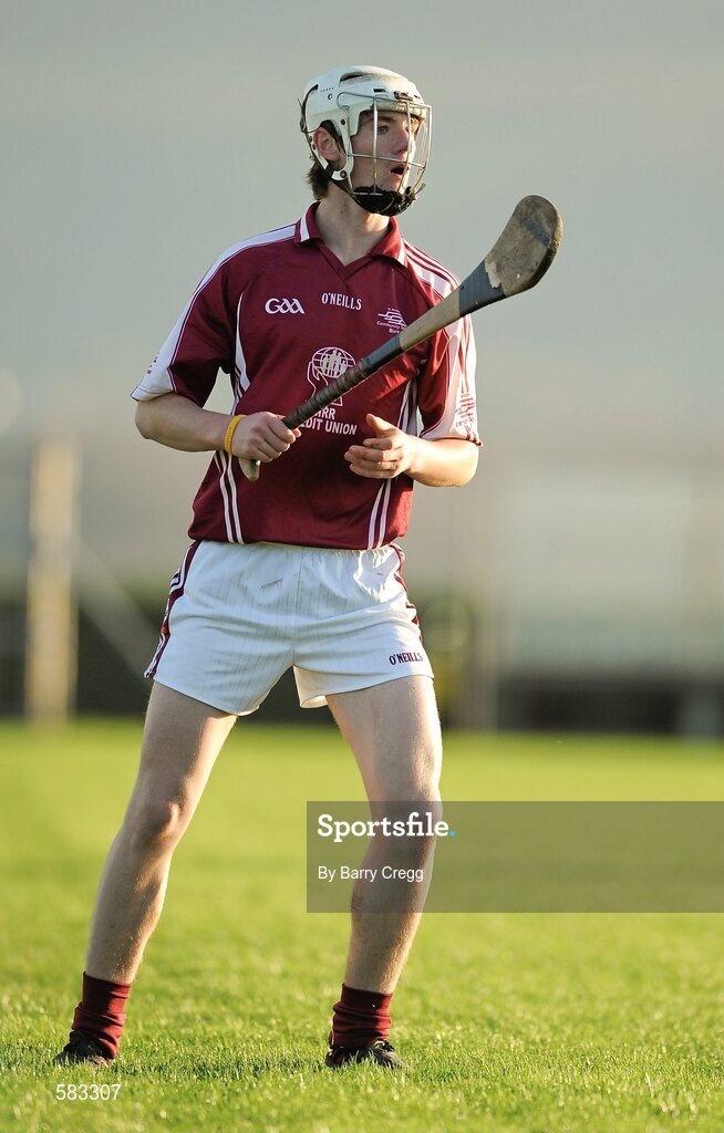 1 December 2011; Emmett Nolan, St. Brendan’s Birr. Leinster Colleges Senior Hurling “A” League Semi Final, St. Brendan’s Birr, Offaly, v Castlecomer CS, Kilkenny, Park Ratheniska GAA Grounds, Ratheniska, Co. Laois. Picture credit: Barry Cregg / SPORTSFILE