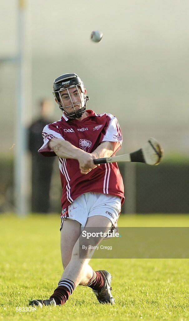 1 December 2011; Colm Mulrooney, St. Brendan’s Birr. Leinster Colleges Senior Hurling “A” League Semi Final, St. Brendan’s Birr, Offaly, v Castlecomer CS, Kilkenny, Park Ratheniska GAA Grounds, Ratheniska, Co. Laois. Picture credit: Barry Cregg / SPORTSFILE