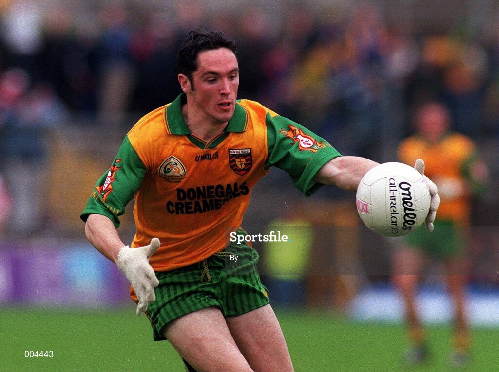 19 July 1998. Brendan Devenney Donegal. Ulster Football Final, Derry v Donegal, Clones. Picture Credit Matt Browne/SPORTSFILE