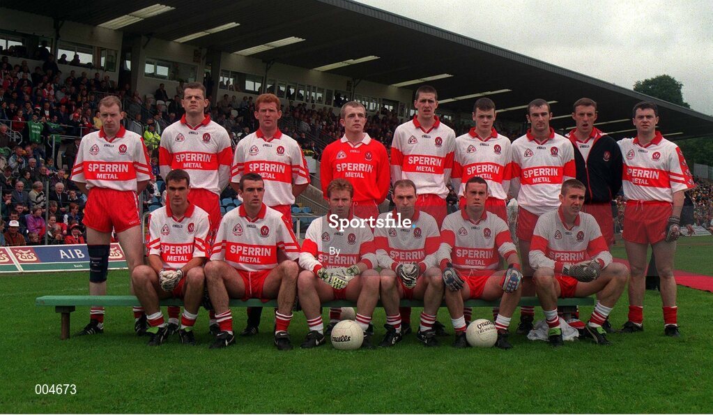 19 July 1998, Derry Team, Ulster Football Championship Final, Clones. Picture Credit: Matt Browne/SPORTSFILE