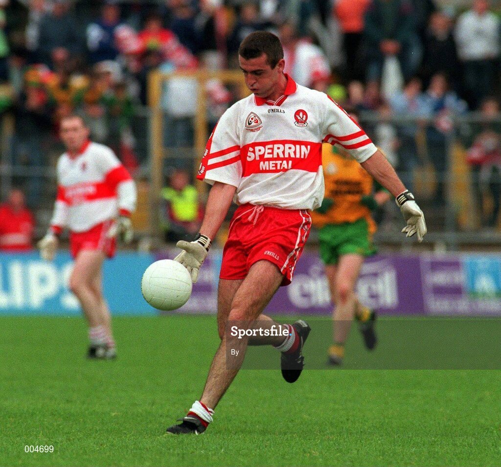 19 July 1998, Eamonn Burns Derry, Ulster Football Championship Final, Clones. Picture Credit: Matt Browne/SPORTSFILE