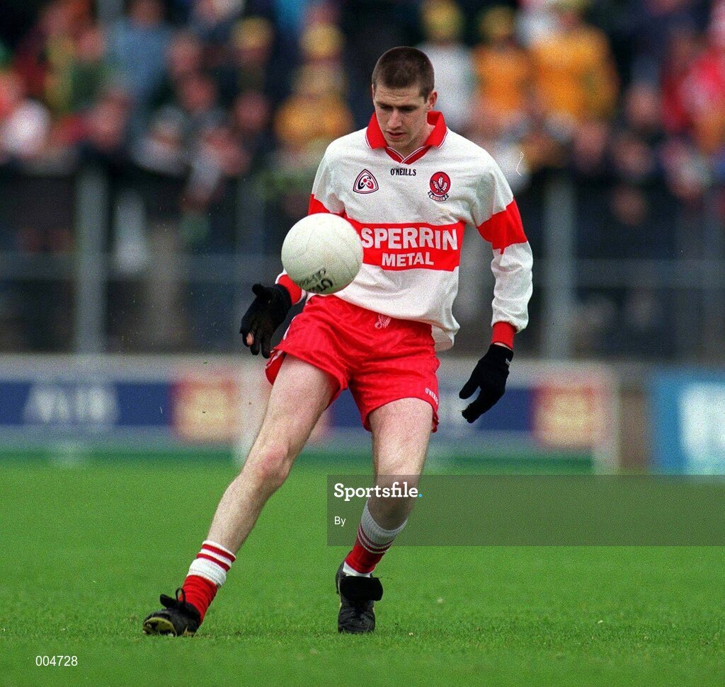 19 July 1998, Enda Muldoon Derry, Ulster Football Championship Final, Clones. Picture Credit: Matt Browne/SPORTSFILE