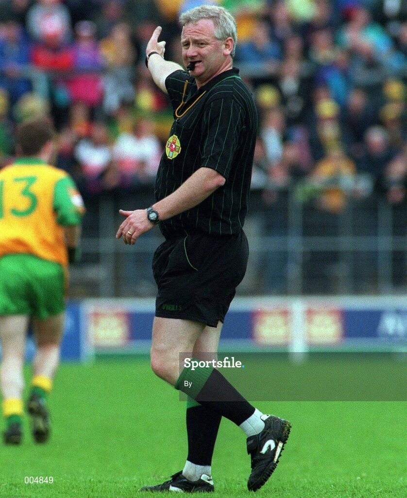 19 July 1998, Jim Curran Referee, Ulster Football Championship Final, Clones. Picture Credit: Matt Browne/SPORTSFILE