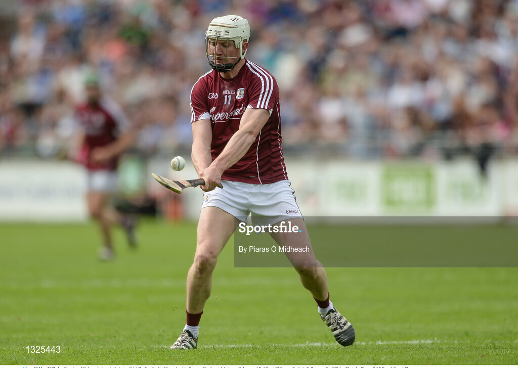 28 May 2017; Joe Canning of Galway during the Leinster GAA Hurling Senior Championship Quarter-Final match between Galway and Dublin at O'Connor Park, in Tullamore, Co. Offaly.  Photo by Piaras Ó Mídheach/Sportsfile