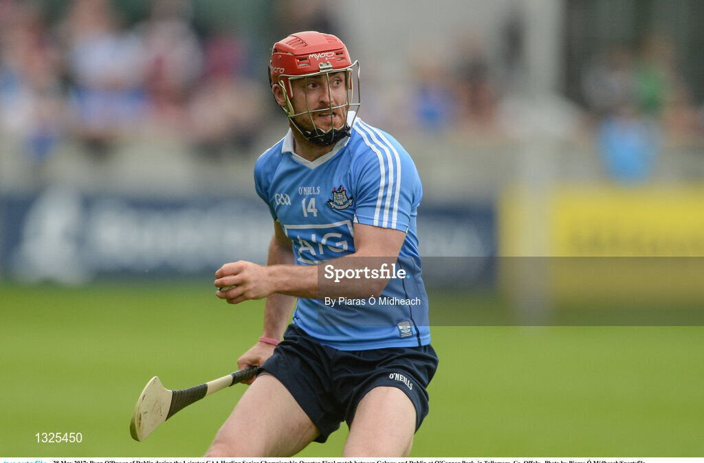 28 May 2017; Ryan O'Dwyer of Dublin during the Leinster GAA Hurling Senior Championship Quarter-Final match between Galway and Dublin at O'Connor Park, in Tullamore, Co. Offaly.  Photo by Piaras Ó Mídheach/Sportsfile