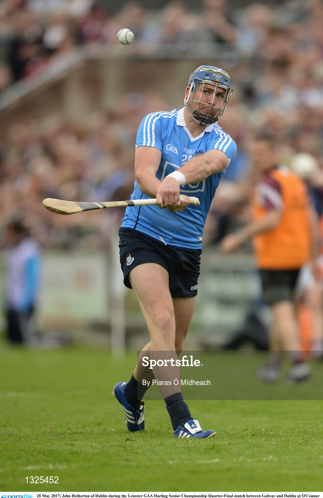 28 May 2017; John Hetherton of Dublin during the Leinster GAA Hurling Senior Championship Quarter-Final match between Galway and Dublin at O'Connor Park, in Tullamore, Co. Offaly.  Photo by Piaras Ó Mídheach/Sportsfile